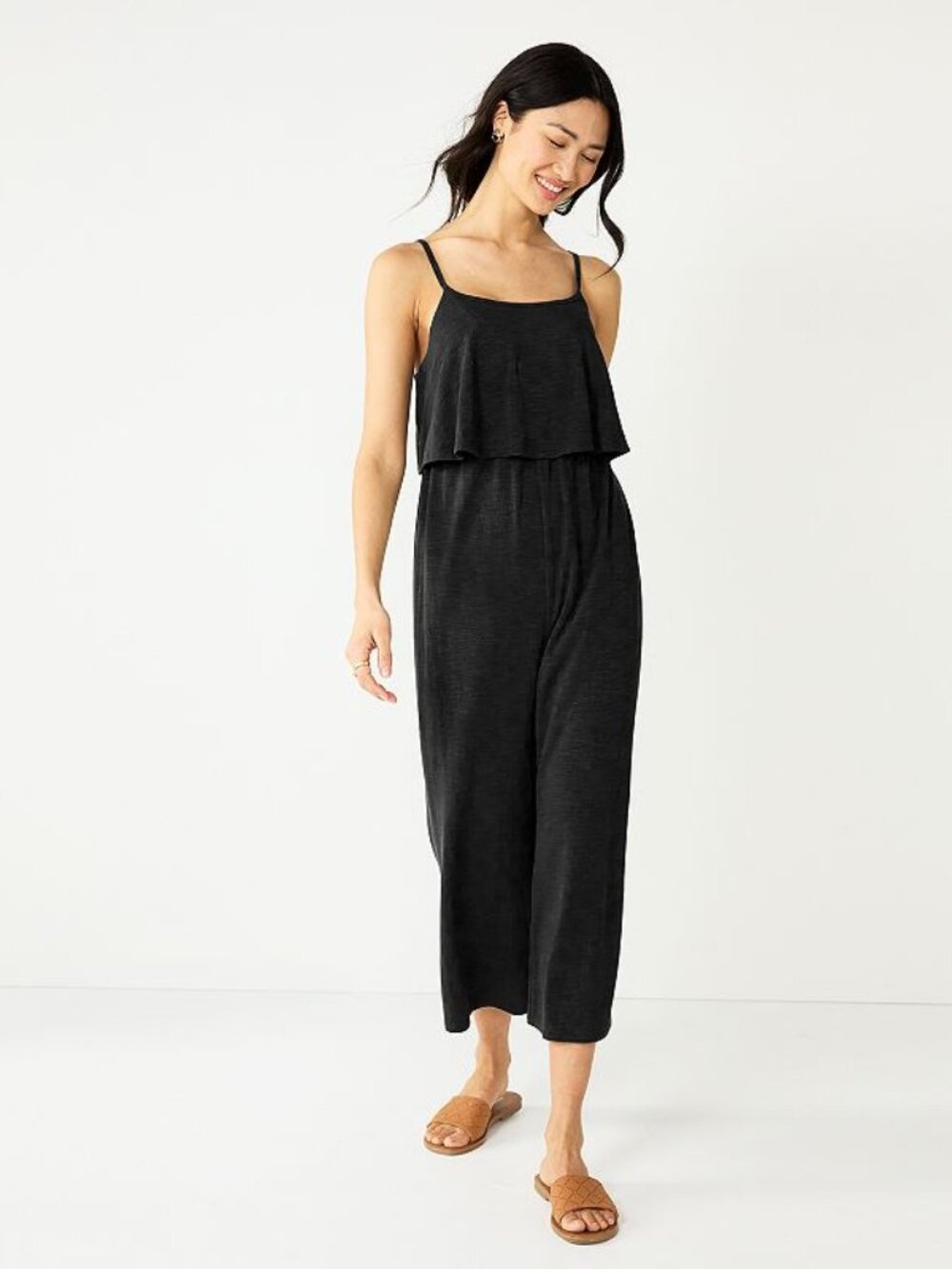 Women's Sonoma Goods For Life Maternity Nursing Jumpsuit - Black - Medium - NWT
